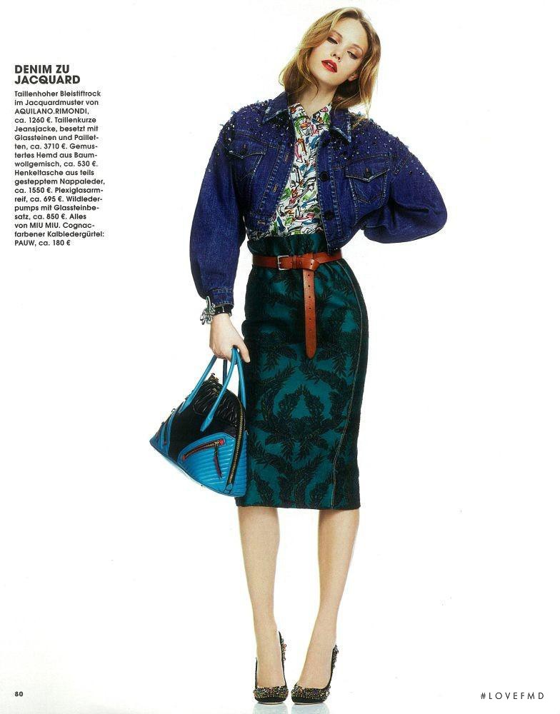 Charlotte Nolting featured in Tops on the rocks, February 2014