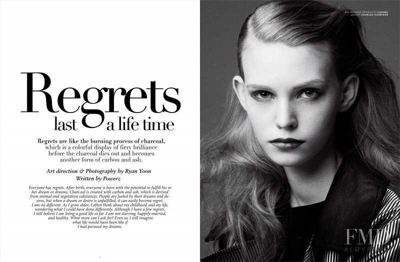 Charlotte Nolting featured in Regrets Last a Life Time, April 2014