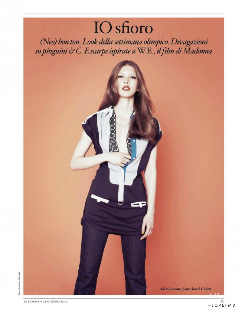 Charlotte Nolting featured in Young Ladies, July 2012