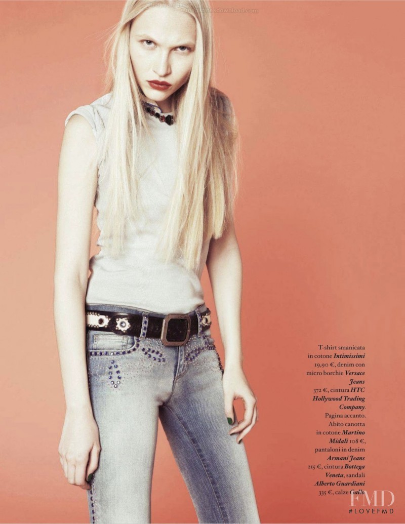 Yulia Lobova featured in Young Ladies, July 2012