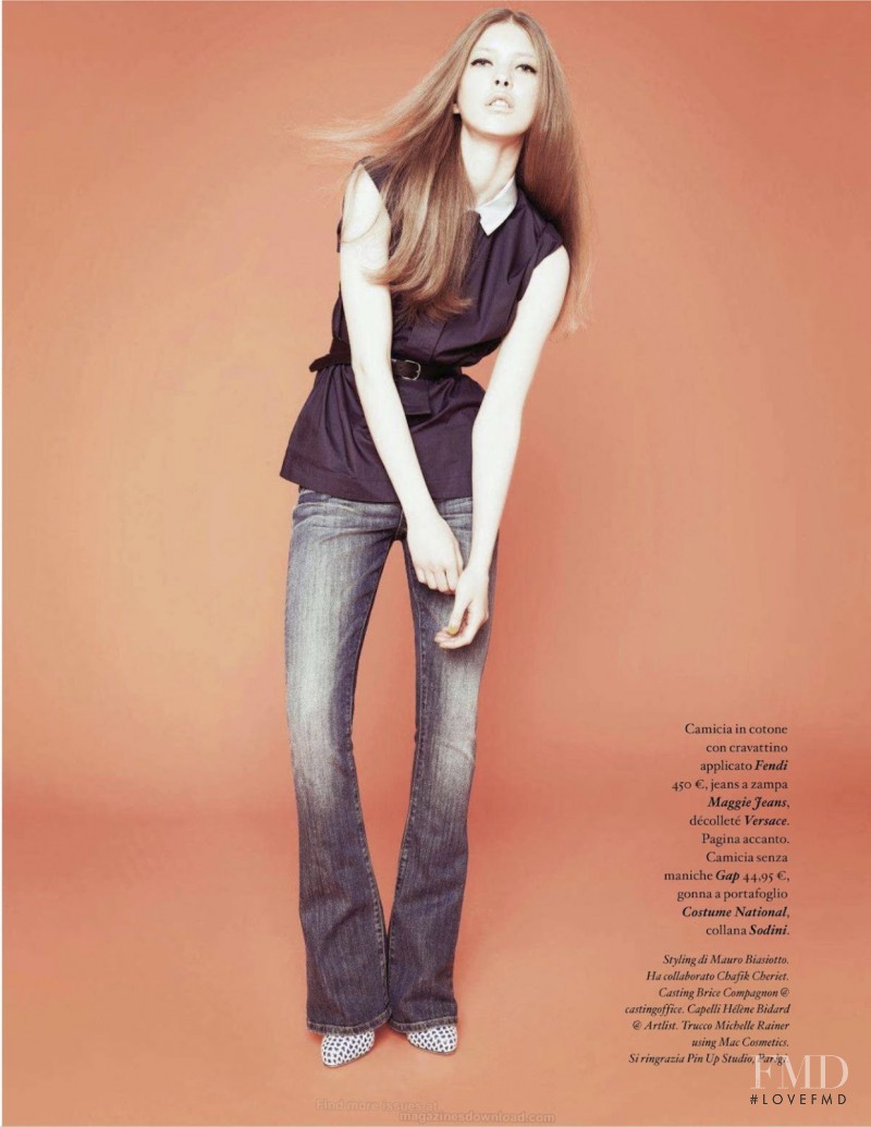 Charlotte Nolting featured in Young Ladies, July 2012