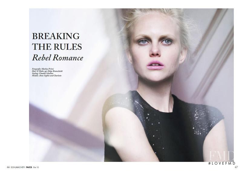 Charlotte Nolting featured in Breaking the rules, September 2010