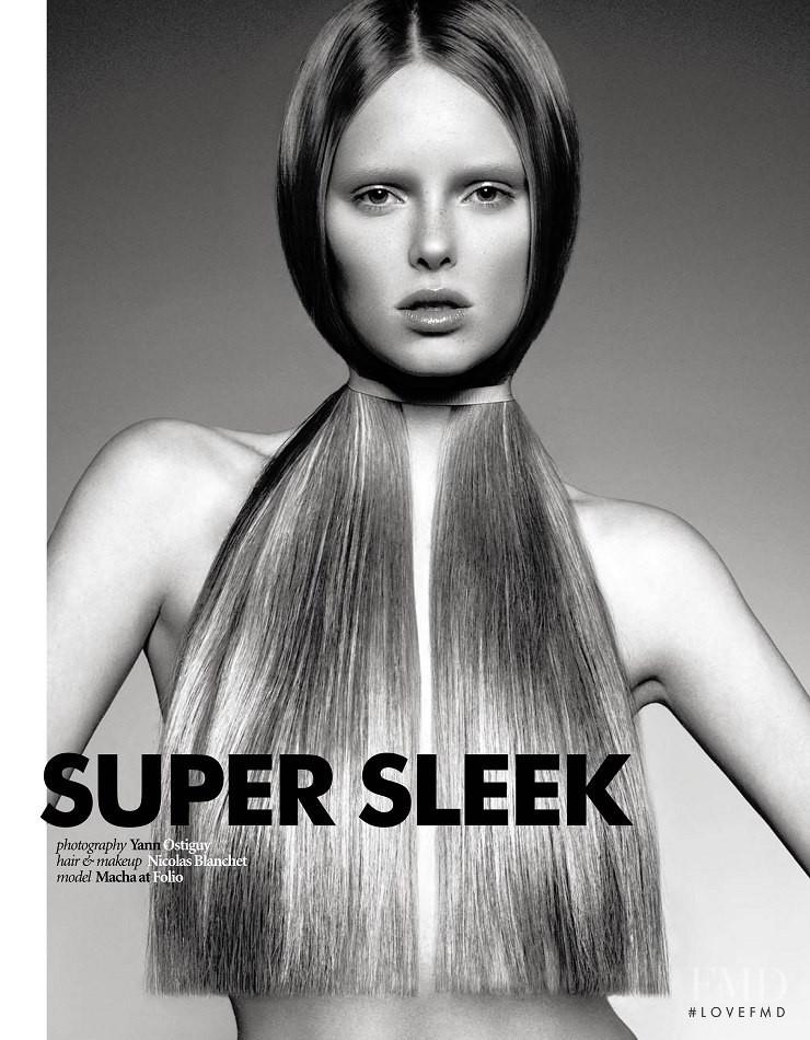 Masha Markina featured in Super Sleek, December 2012