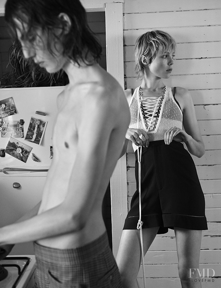 Edie Campbell featured in Love Story, March 2015