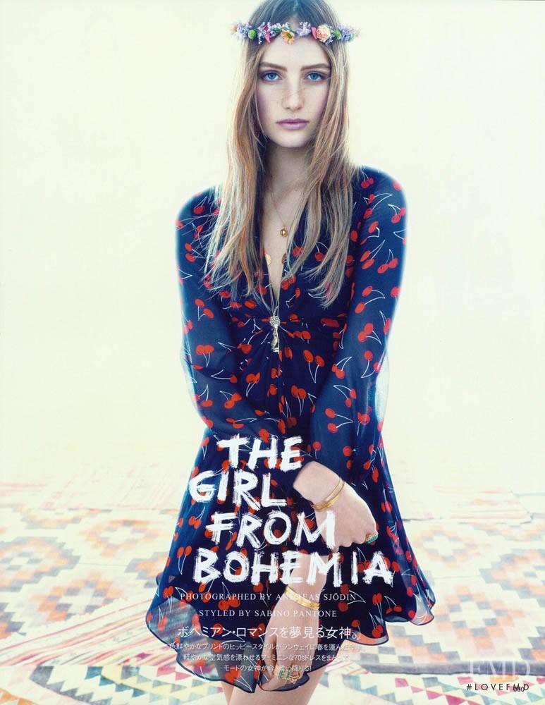 Sanne Vloet featured in The Girl From Bohemia, March 2015
