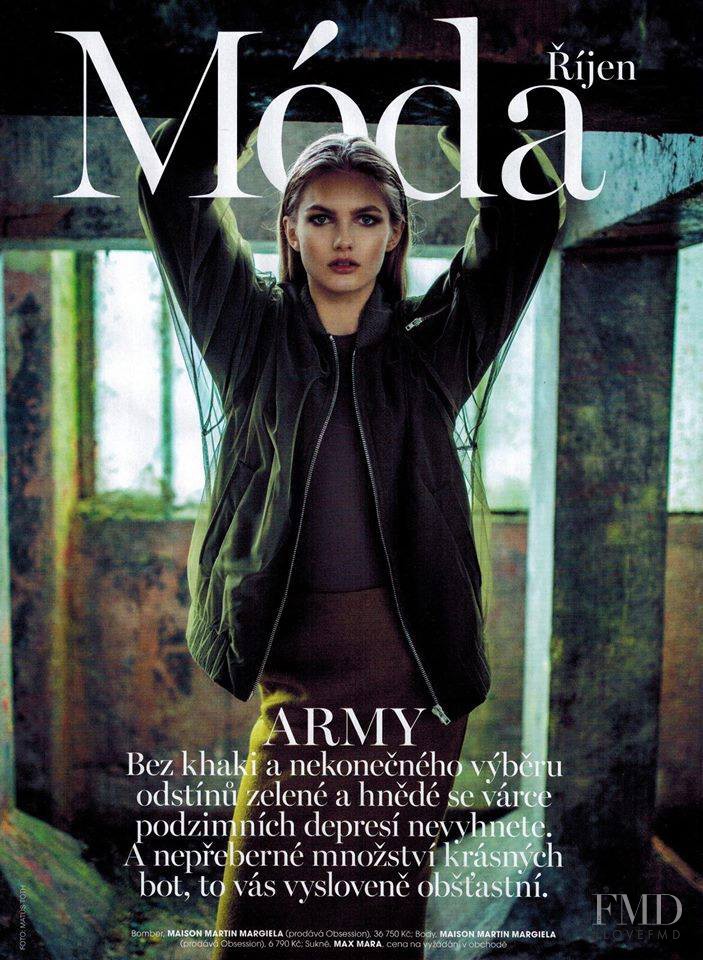 Aneta Pajak featured in Army, October 2014