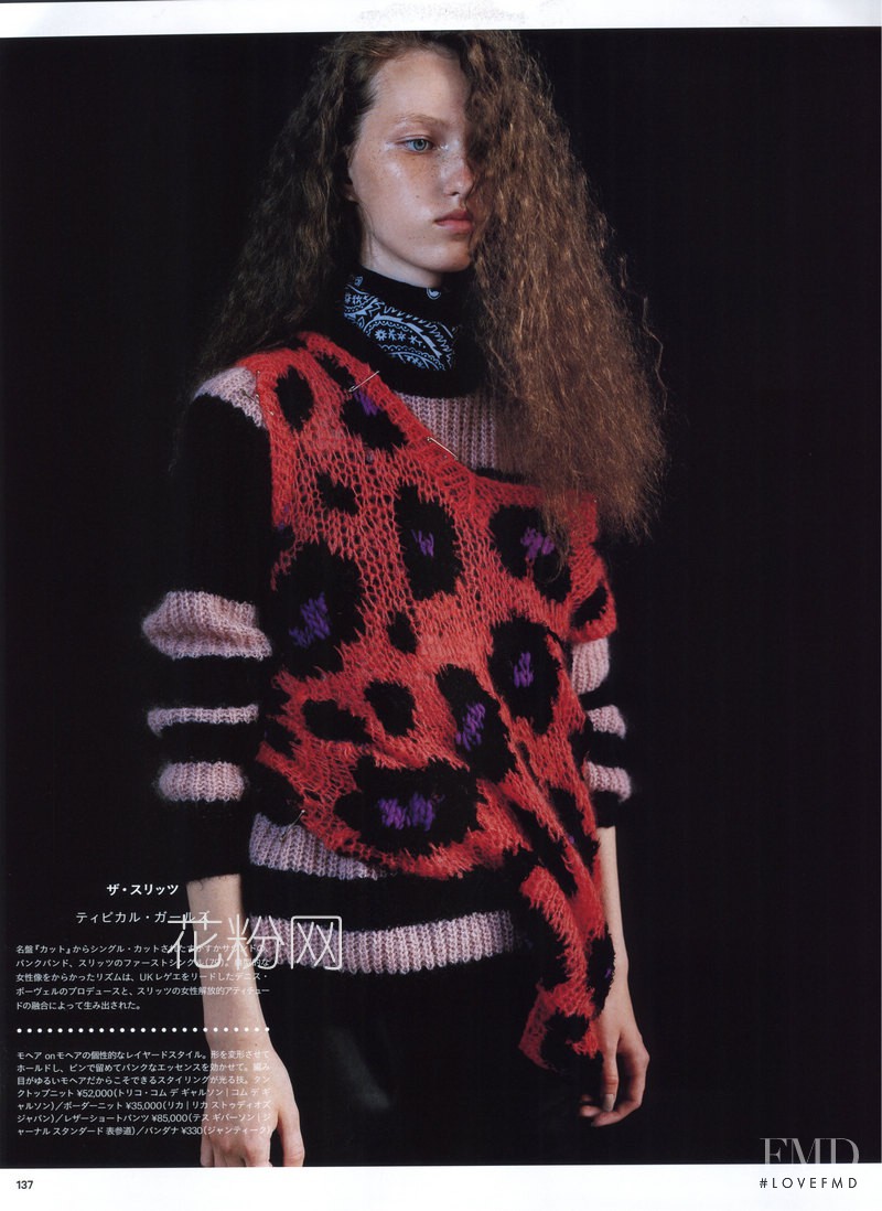 Liza Ostanina featured in Symphonic Knit Style, October 2014