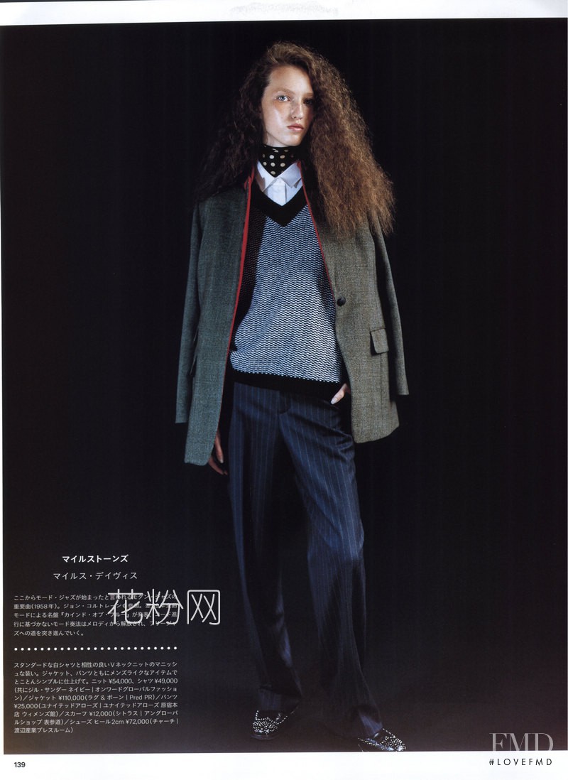 Liza Ostanina featured in Symphonic Knit Style, October 2014