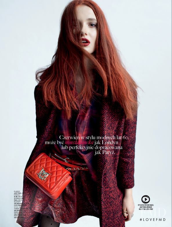 Alicja Tubilewicz featured in Lady in red, January 2015