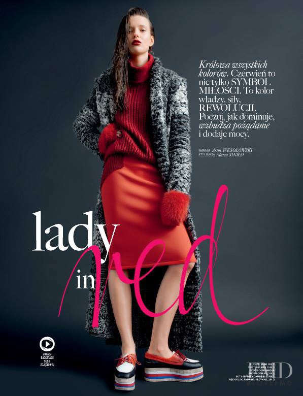 Alicja Tubilewicz featured in Lady in red, January 2015