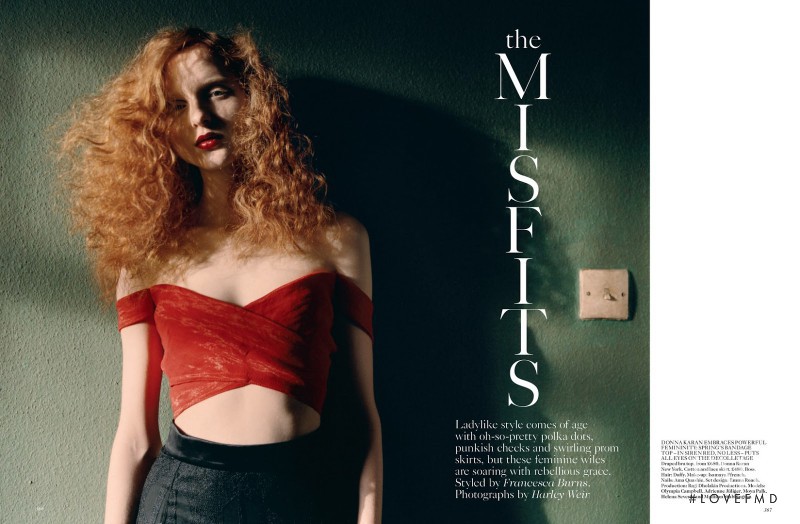 Madison Stubbington featured in The Misfits, March 2015