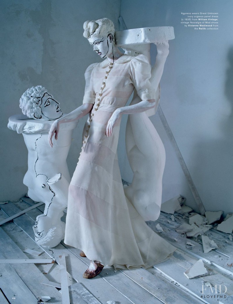 Agyness Deyn featured in Spooky, March 2015