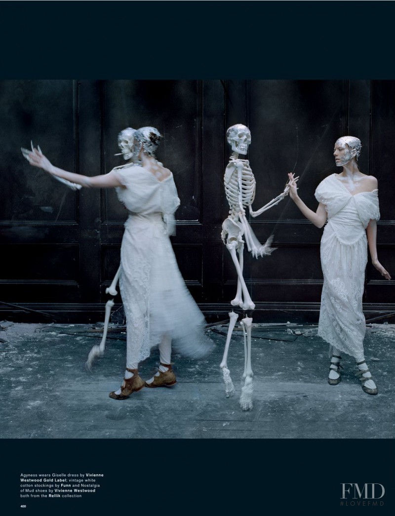 Agyness Deyn featured in Spooky, March 2015