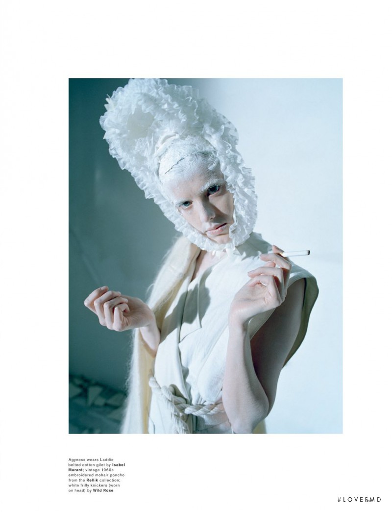 Agyness Deyn featured in Spooky, March 2015