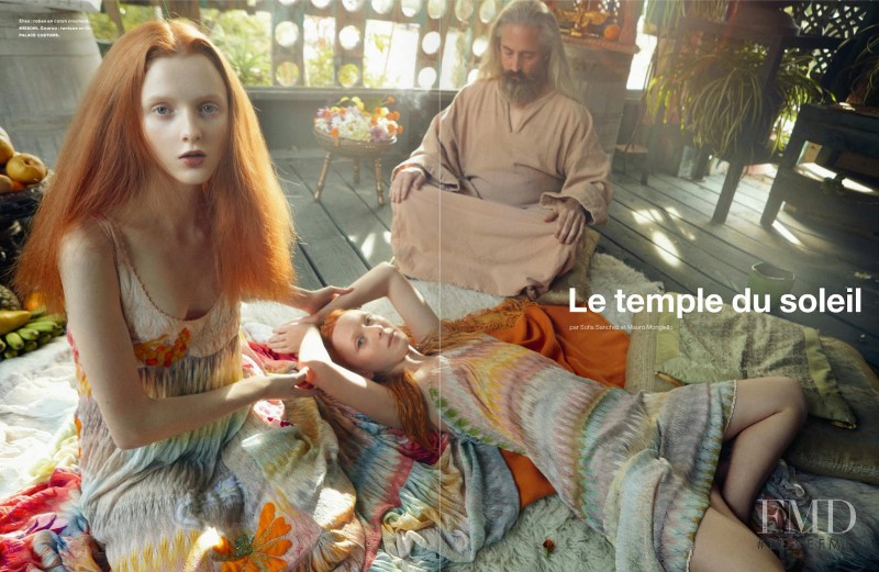Madison Stubbington featured in Le Temple Du Soleil, February 2015