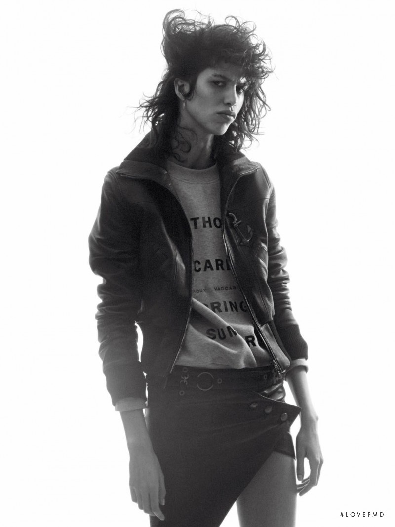 Mica Arganaraz featured in Studio Vogue, February 2015