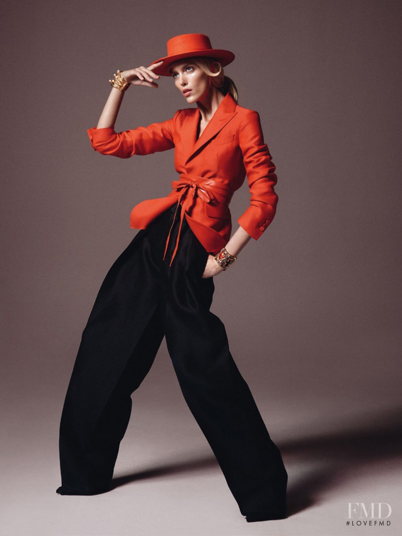 Anja Rubik featured in Studio Vogue, February 2015