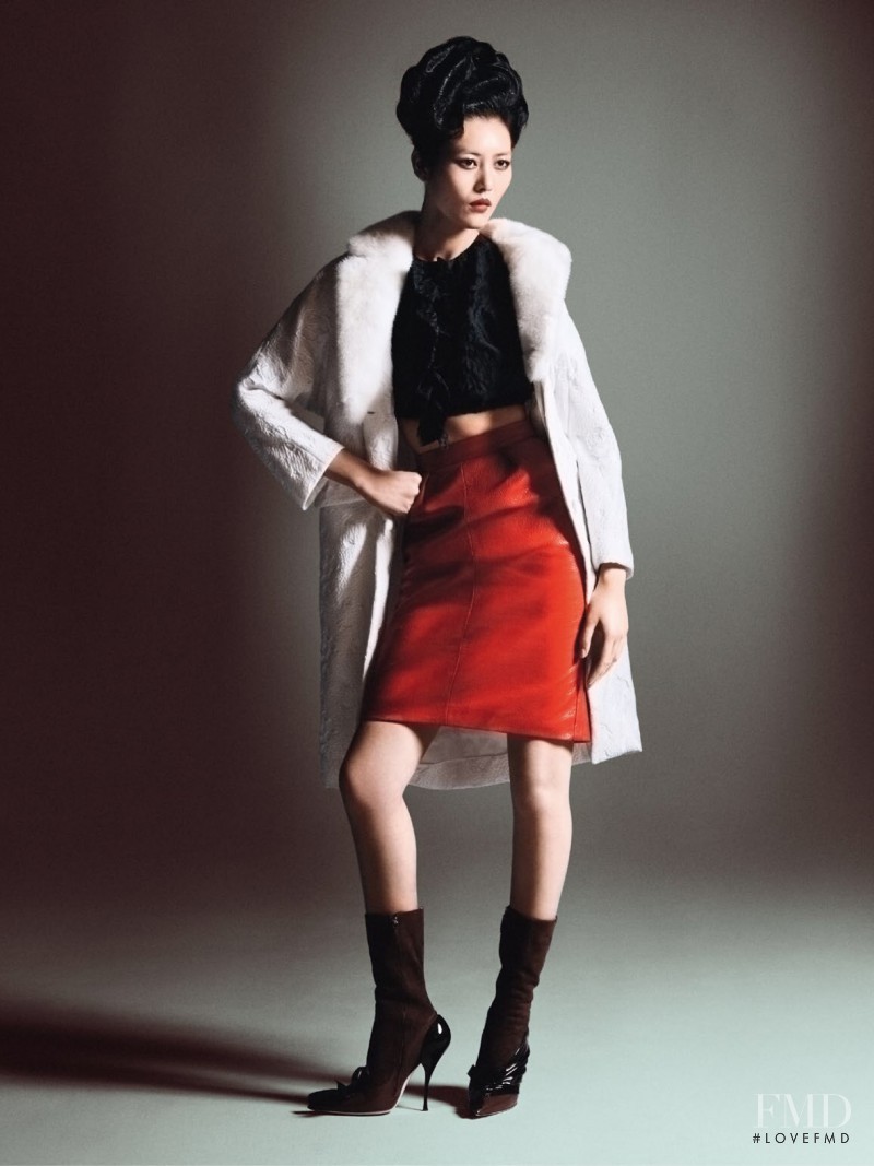 Liu Wen featured in Studio Vogue, February 2015