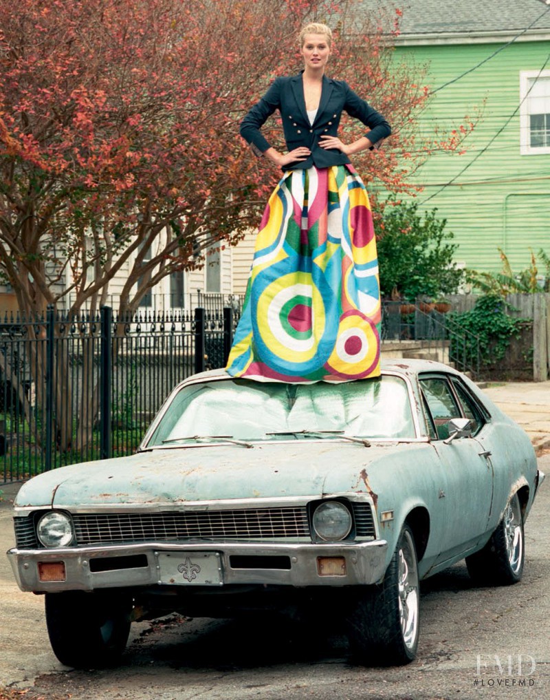 Toni Garrn featured in Lady Like, February 2015