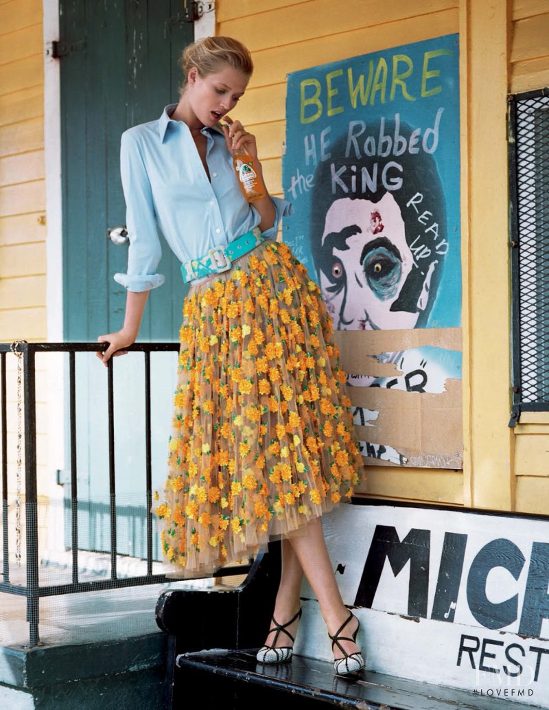 Toni Garrn featured in Lady Like, February 2015