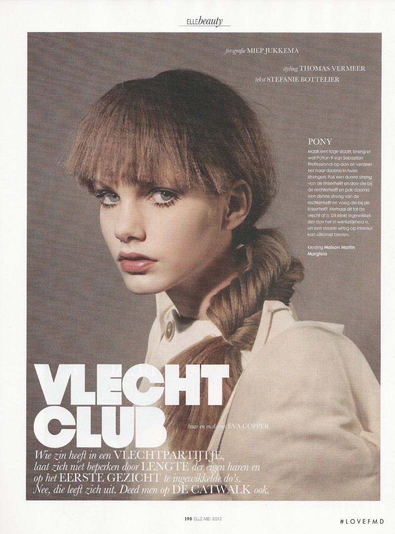 Annika Krijt featured in Vlecht Club, May 2012