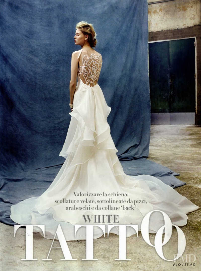 Katya Ledneva featured in White Tattoo, February 2015