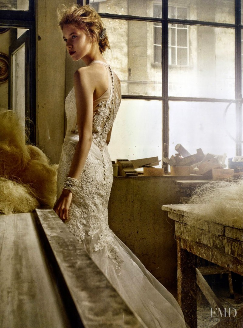 Katya Ledneva featured in White Tattoo, February 2015