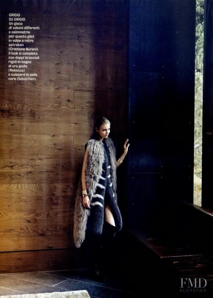 Katya Ledneva featured in Classe Selvaggia, December 2014