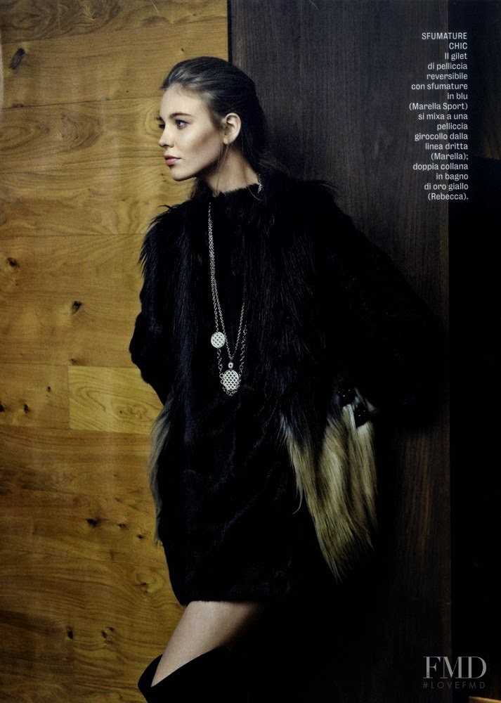 Katya Ledneva featured in Classe Selvaggia, December 2014