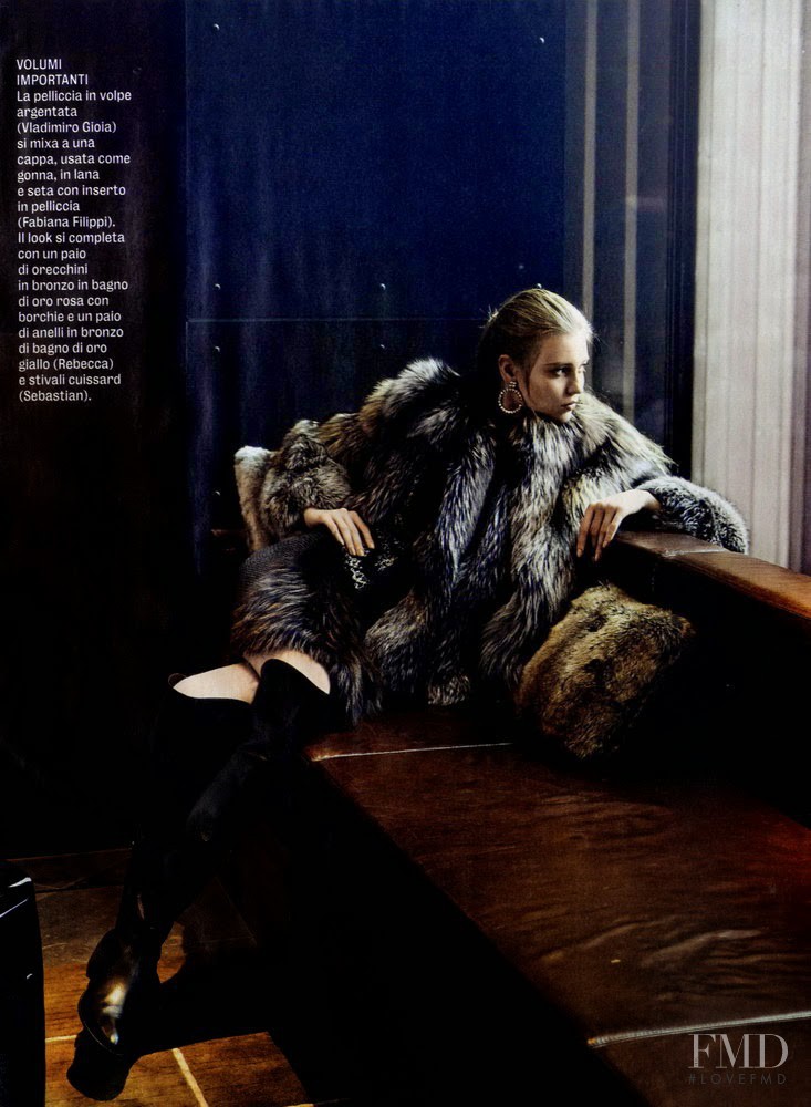 Katya Ledneva featured in Classe Selvaggia, December 2014