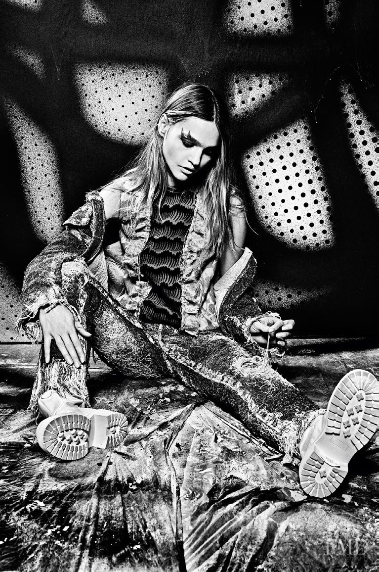 Sasha Pivovarova featured in A Stylish Excess, February 2015