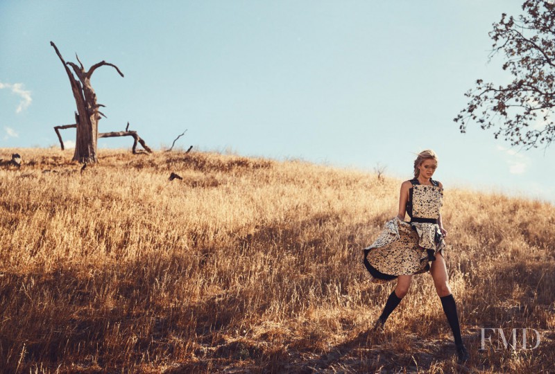 Toni Garrn featured in Prairie Rose, March 2015