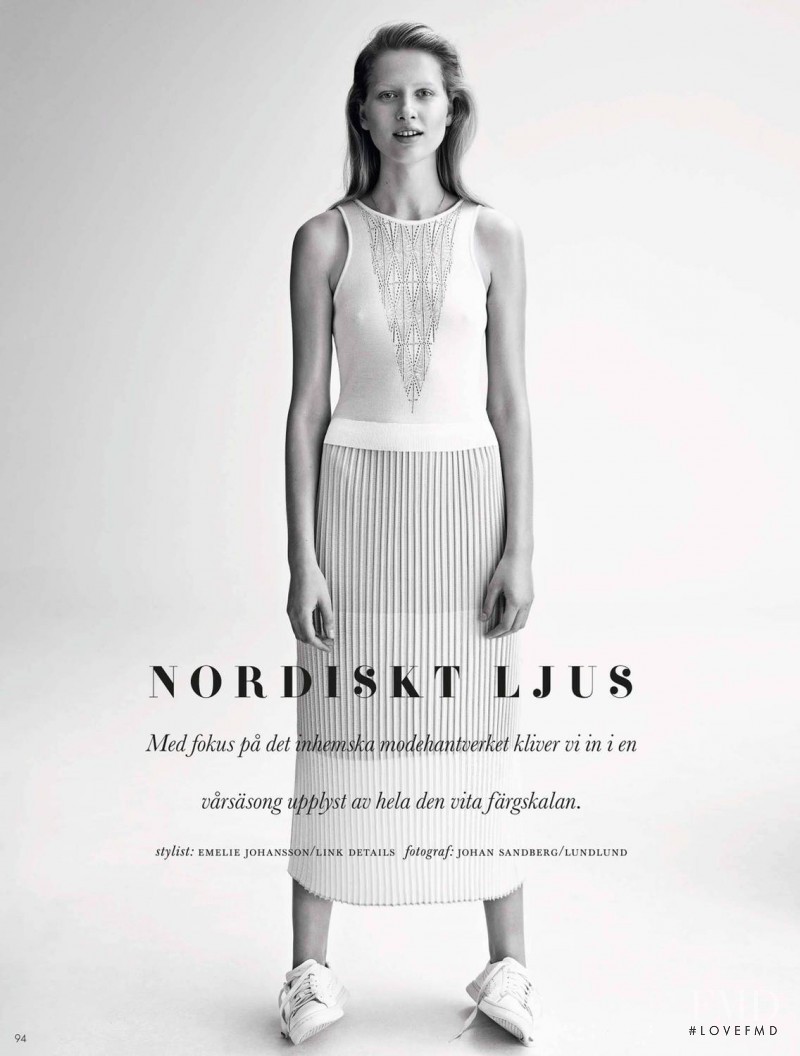 Laura Julie Schwab Holm featured in Nordiskt Ljus, February 2015