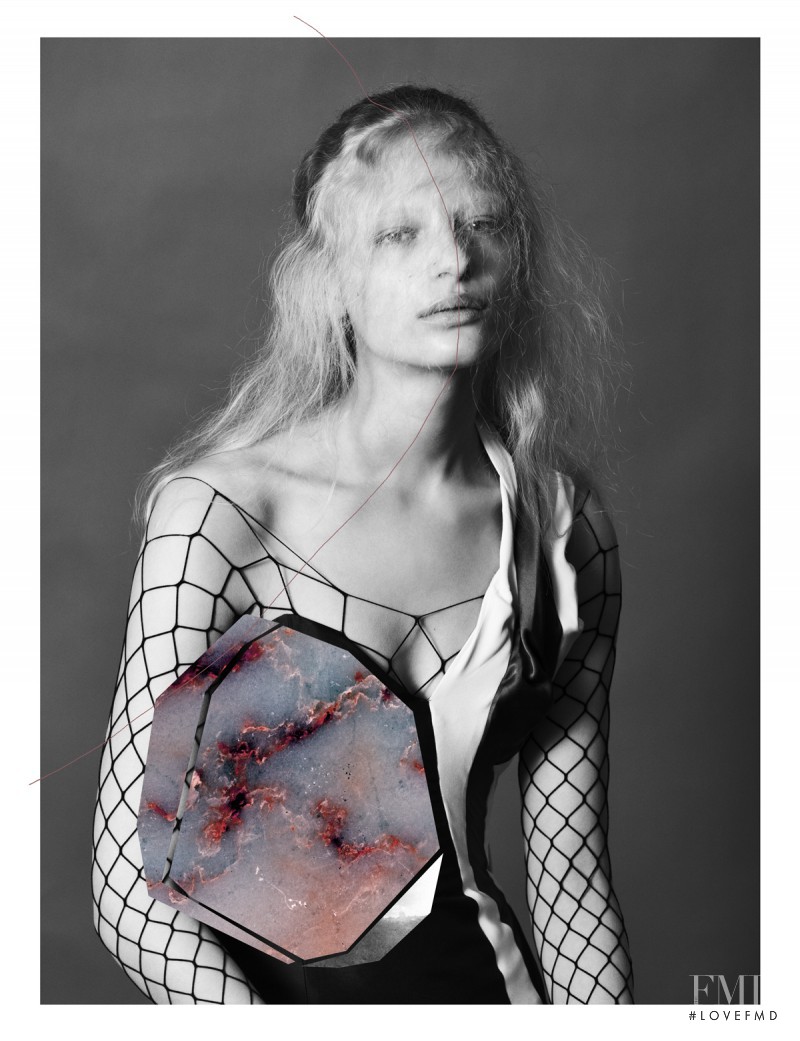 Frederikke Sofie Falbe-Hansen featured in Strange Beauties, February 2015