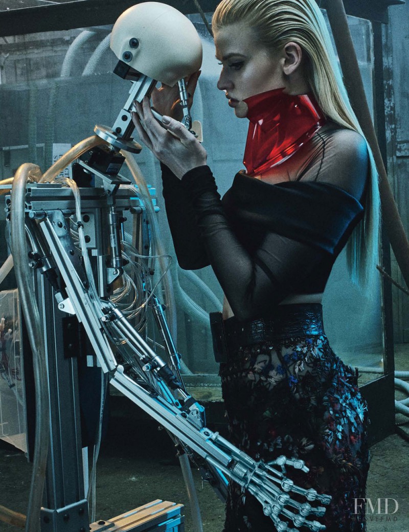 Lara Stone featured in Love Machine, March 2015