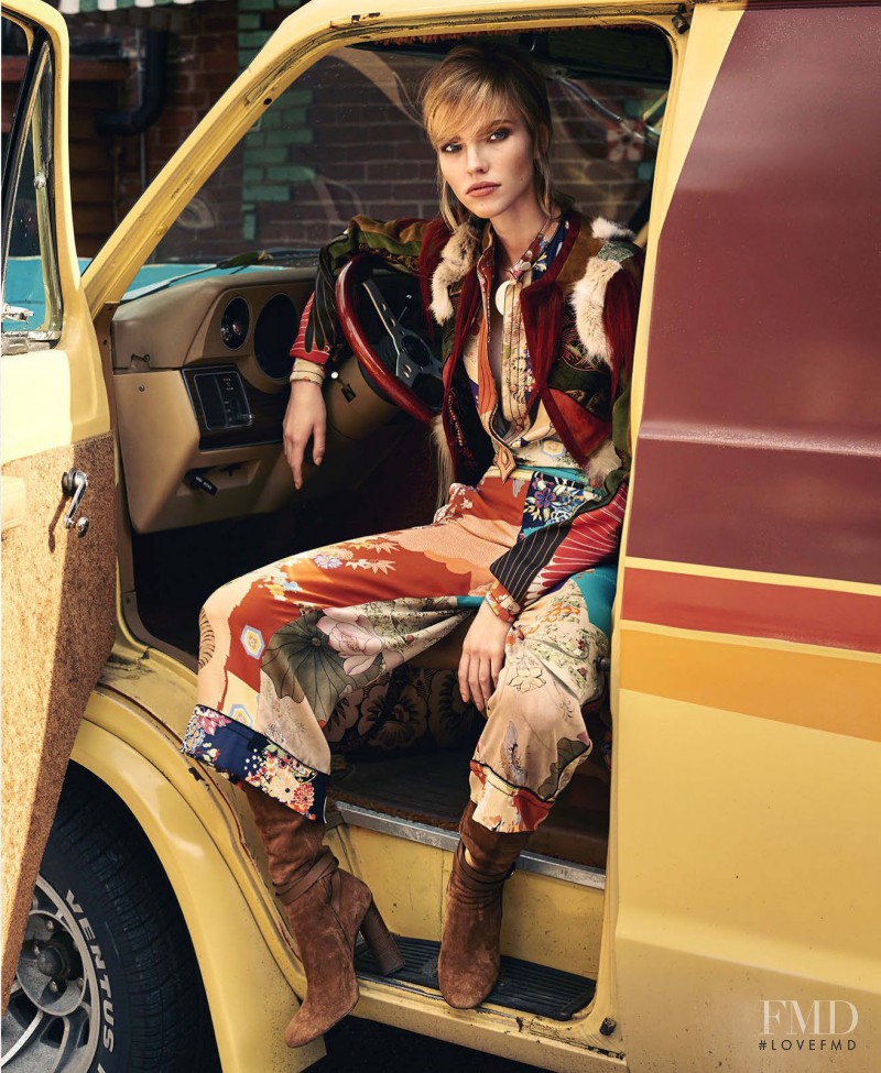 Sasha Luss featured in The New Bohemian, March 2015