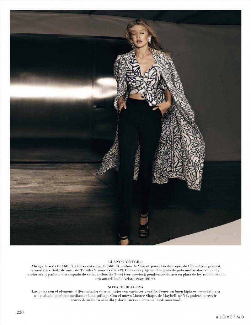 Gigi Hadid featured in Studio 54, March 2015