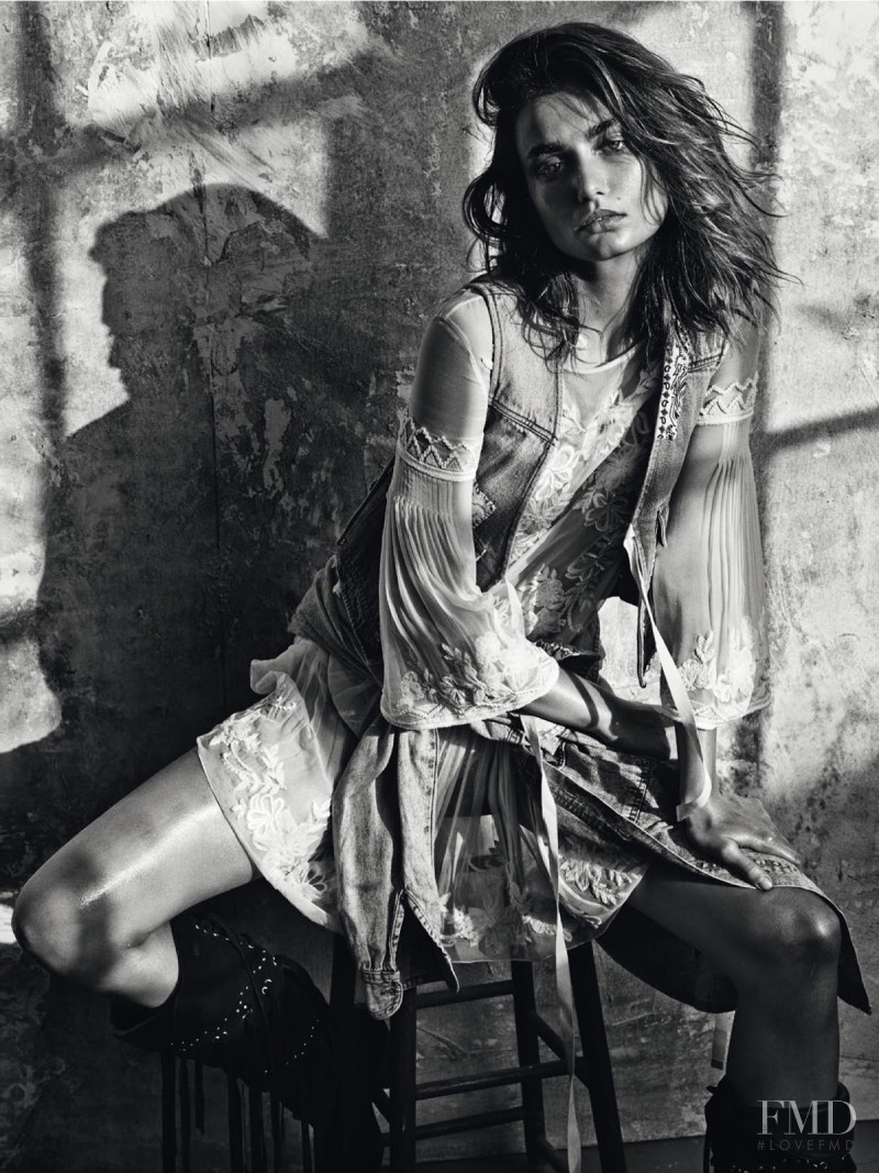 Andreea Diaconu featured in Néo-sauvage, March 2015