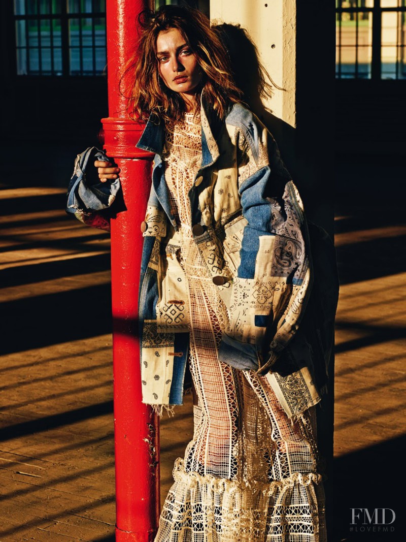 Andreea Diaconu featured in Néo-sauvage, March 2015