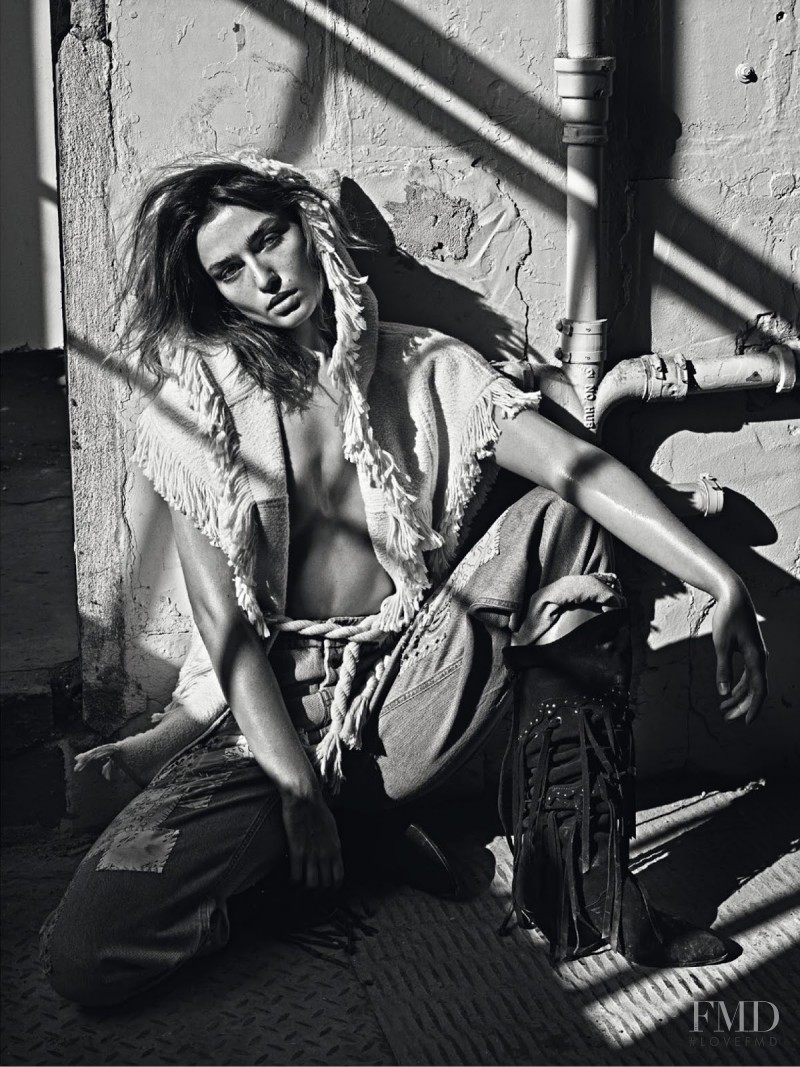 Andreea Diaconu featured in Néo-sauvage, March 2015