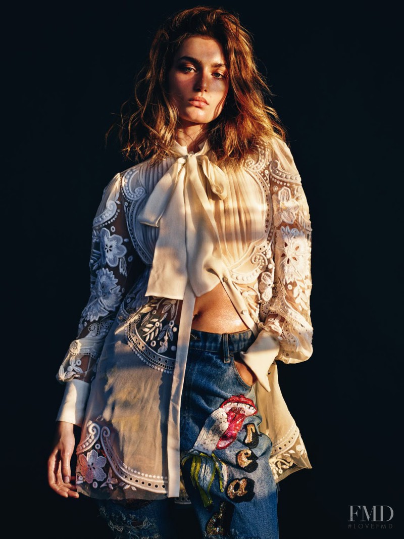 Andreea Diaconu featured in Néo-sauvage, March 2015