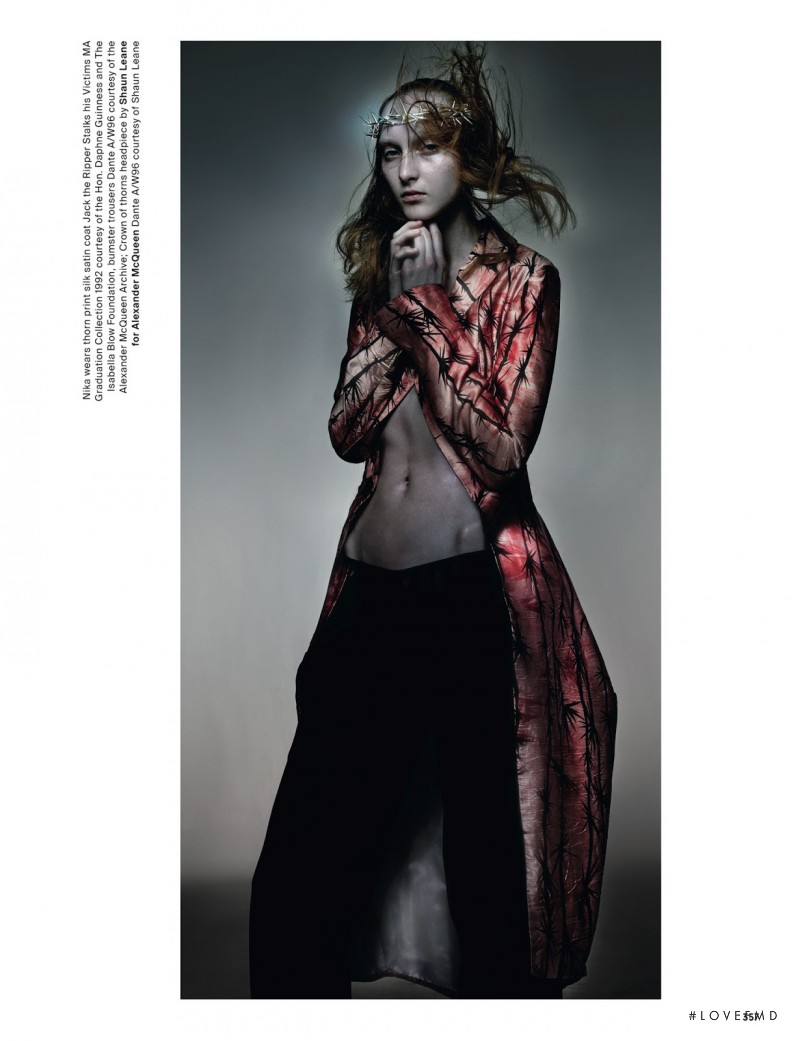 Nika Cole featured in McQueen, March 2015
