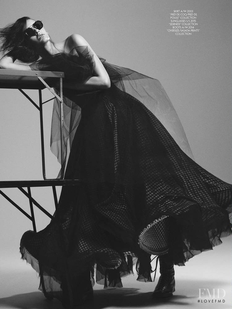 Amanda Murphy featured in Yohji Yamamoto, March 2015