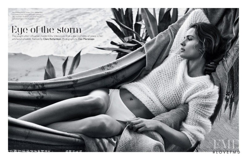 Edita Vilkeviciute featured in Eye Of The Storm, March 2015