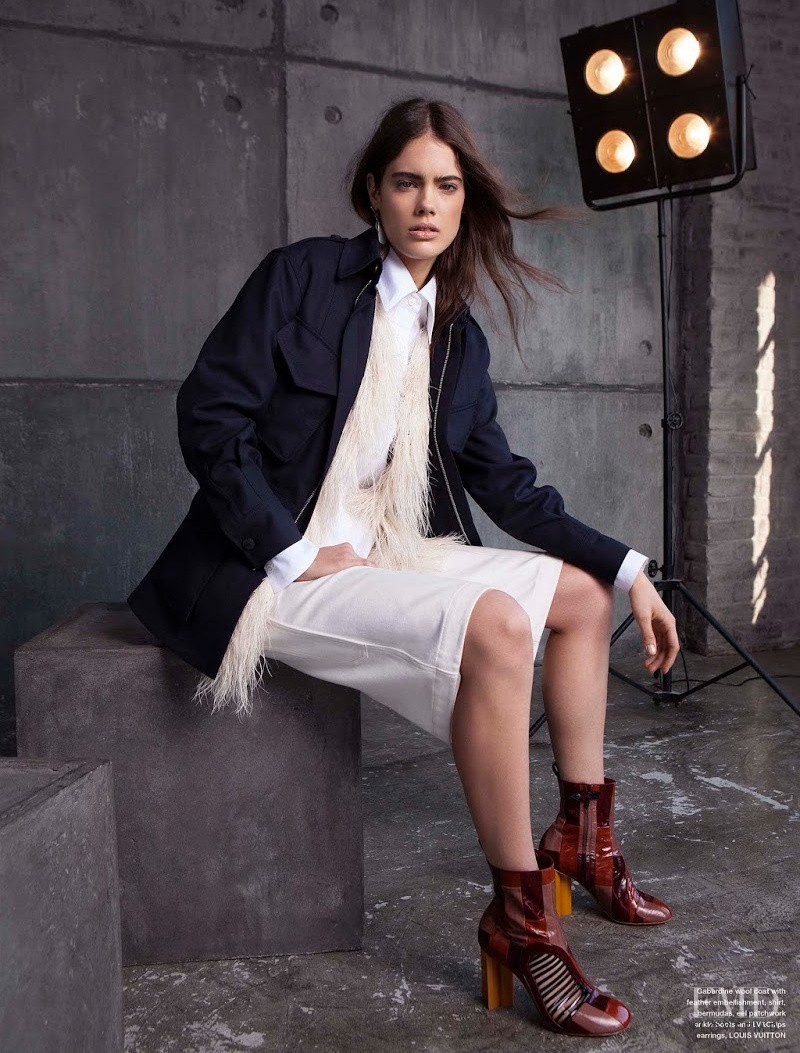 Taja Feistner featured in Fashion\'s Fearless Season, March 2015