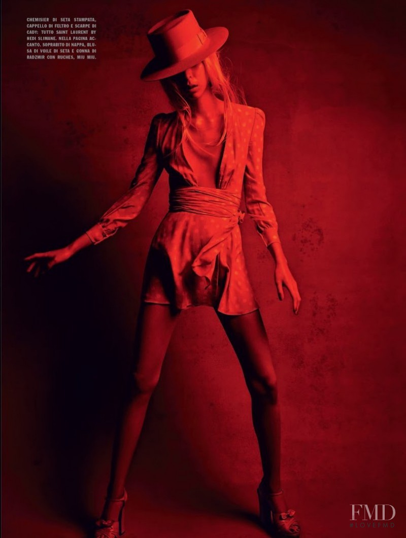 Issa Lish featured in In The Dreamy Red Mood, March 2015