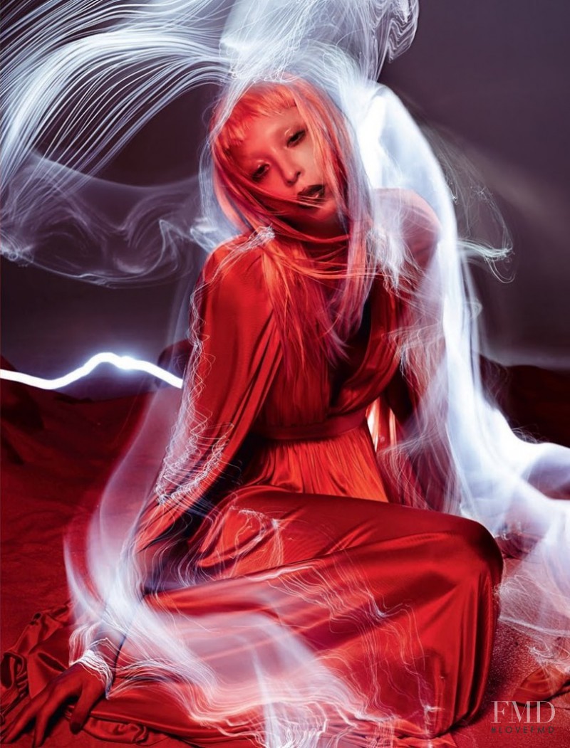 Issa Lish featured in In The Dreamy Red Mood, March 2015
