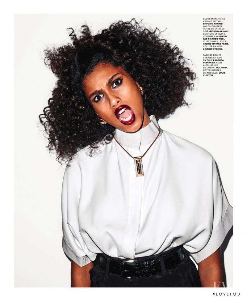 Imaan Hammam featured in Souvent Femmes Varient, February 2015