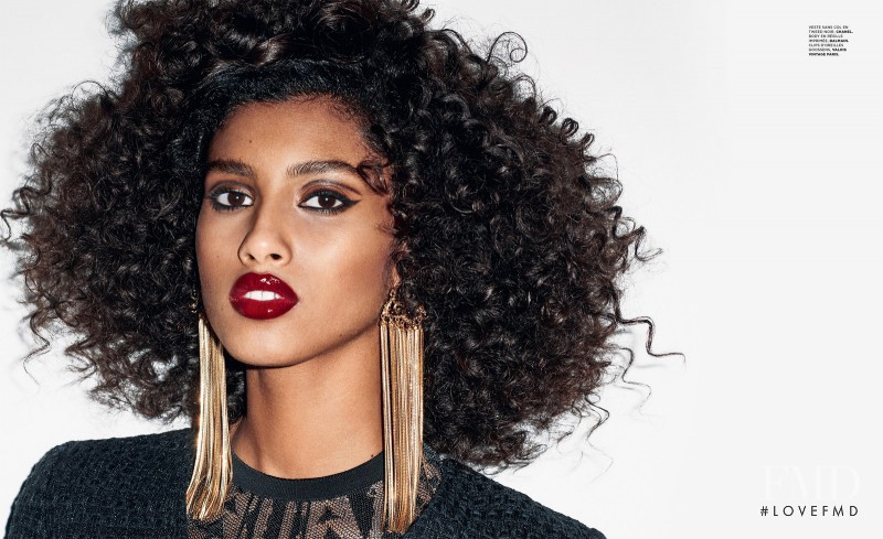 Imaan Hammam featured in Souvent Femmes Varient, February 2015