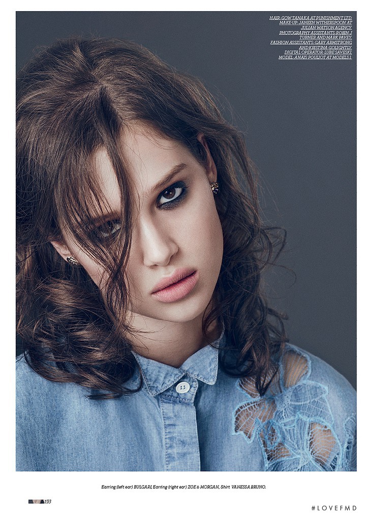 Anais Pouliot featured in Till It Shines, March 2011